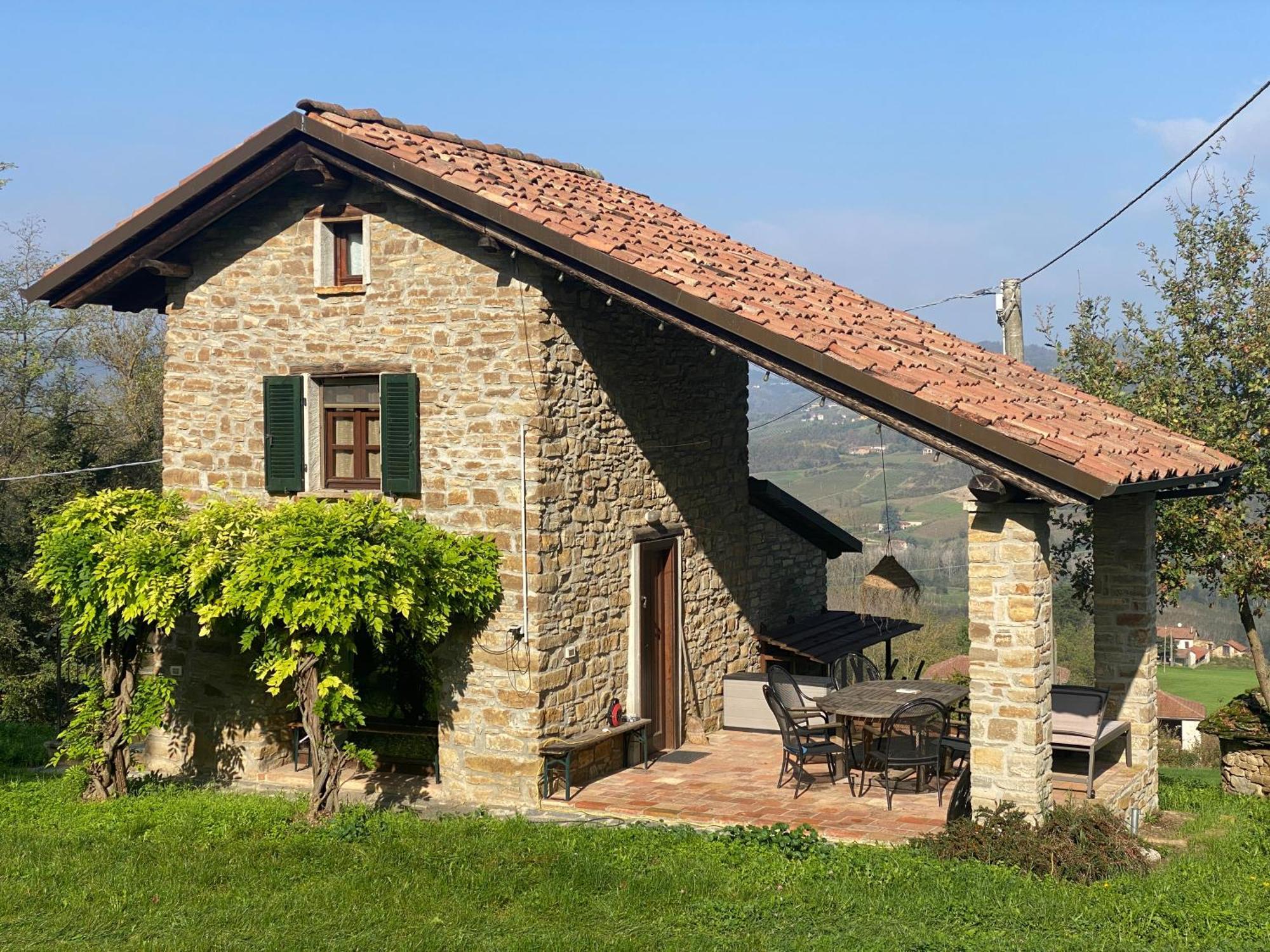 Vakantiehuis Casa Dolce Vista Monastero Bormida ภายนอก รูปภาพ